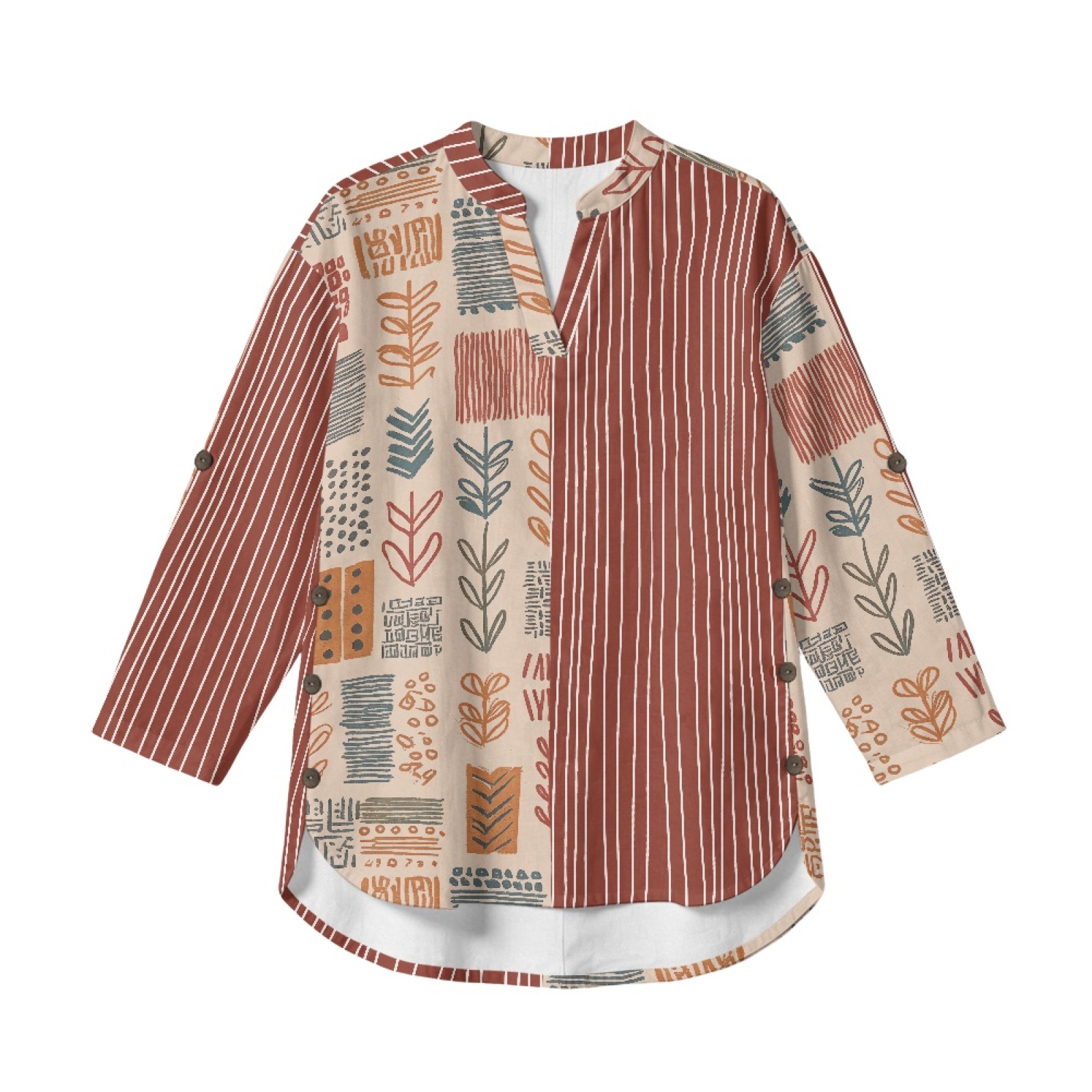 INSTANTARTS Camicia da donna i - Linen Shirt Breathable recensione e prezzo