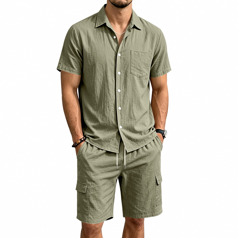 Completo Estivo da Uomo in Lin - Linen Shirt Breathable recensione e prezzo
