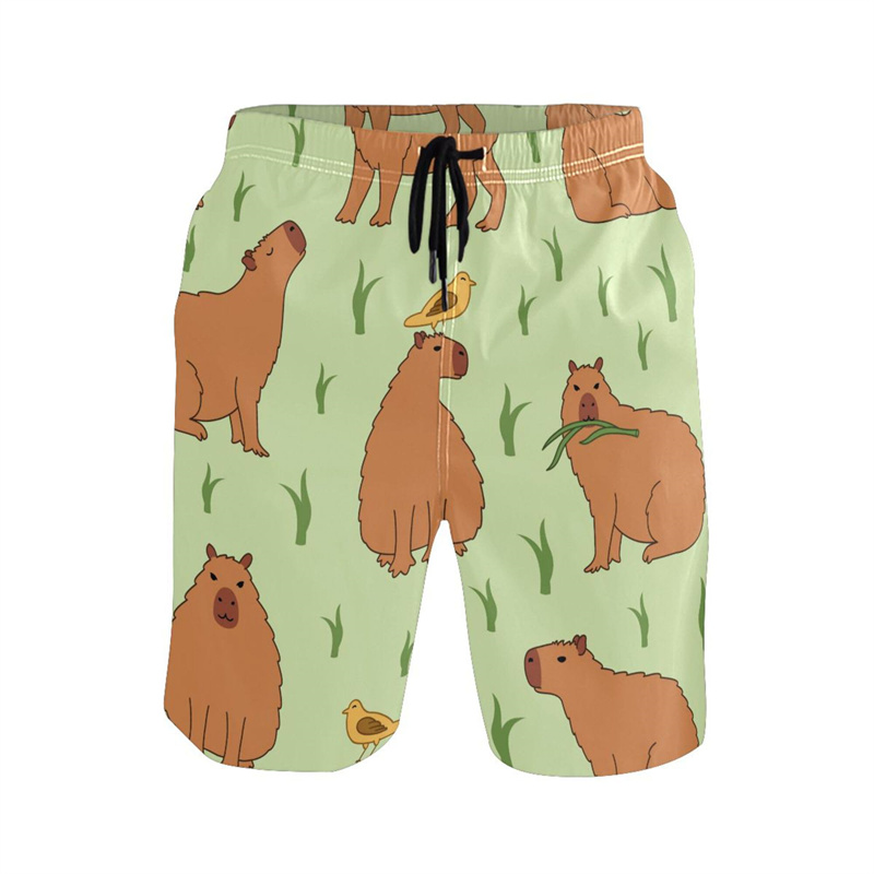 Cartoon Animal 3d Print Capyba - Trunks Board Surf recensione e prezzo